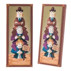 Silver Buffalo Disney Haunted Mansion 4-Piece 12 x 5 Inch Canvas Wall Art Set