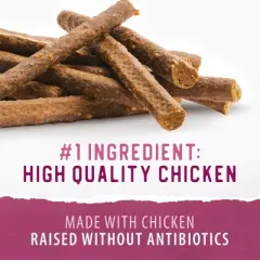 Caledon Farms Chicken Flavor Chewy Sticks Dog Treats - 7.8oz