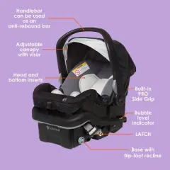 Baby Trend EZ-Lift PRO Infant Car Seat - Madrid Black