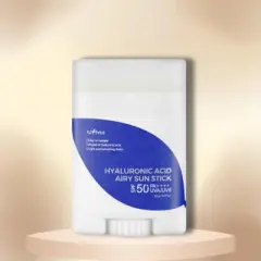 Isntree&nbsp;Hyaluronic Acid Airy Sun Stick | feather-light texture, the hypoallergenic formula is enriched with 8 types of Hyaluronic Acid - (0.78 oz)