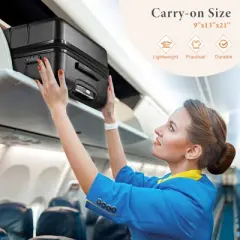 Gulches 20-28 inch Luggage, Expandable Hardside Suitcase with Spinner Wheels, Hard Shell ABS Durable Lightweight Travel Luggage with TSA Lock