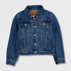 Levi's&reg; Girls' Trucker Jeans Jacket - Dark Wash