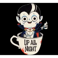 Women's Design By Humans Dracula and coffee By ppmid Racerback Tank Top