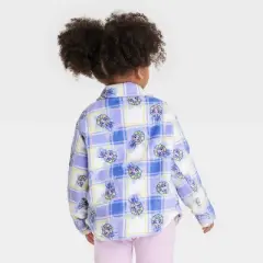 Toddler Girls' Disney Frozen Elsa Shacket - Blue