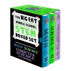 The Big Fat Middle School Stem 3-Book Boxed Set - (Big Fat Notebooks) by  Workman Publishing (Paperback)