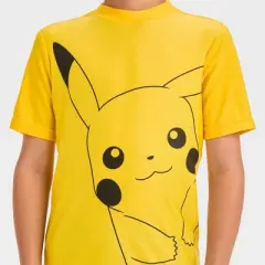 Boys' Pokemon Fictitious Character Rash Guard Top - Yellow