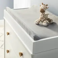 Muslin Changing Pad Cover - Gray - Cloud Island&trade;