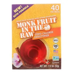 In The Raw Monk Fruit Sweetener - Case of 8/1.12 oz