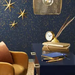 240pg College Ruled Journal 8"x6" Celestial Manifestations - Threshold&trade;: Hard Cover, Lined Paper, Blue,