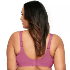 Glamorise Womens MagicLift Natural Shape Support Wirefree Bra 1010 Red Violet