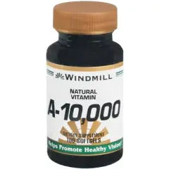 Windmill Vitamin A 10 000 IU, Softgels, -100 Ct