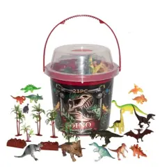 Wild Republic Bucket Dinosaur Animal Figure, 8 Inches