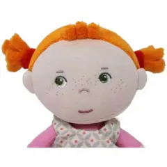 HABA Snug Up Roya - 10" Soft Doll with Fuzzy Red Pigtails and Embroidered Face