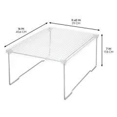 InterDesign Recycled Plastic Stackable Shelf Riser
