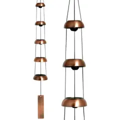 Woodstock Wind Chimes Signature Collection  Woodstock Temple Bells  Quintet  32'' Wind Bell