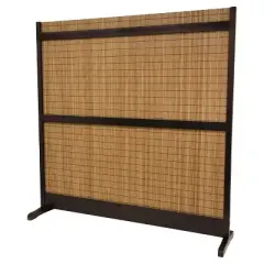 6 1/4 ft. Tall Take Room Divider - Walnut