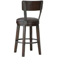 Howard Miller 697040 Howard Miller Bev Trolley Bar Stool 697040 Rustic Hardwood