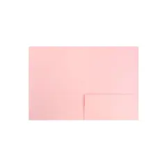 JAM Paper Premium Matte Cardstock Two-Pocket Presentation Folders Baby Pink 28876675D