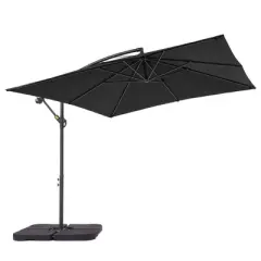 Sonkuki 8.2&times;8.2FT Outdoor Patio Umbrella, Square Canopy Offset Umbrella for Villa Gardens, Lawns and Yard