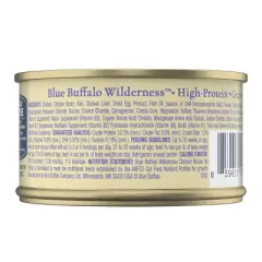 Blue Buffalo Wilderness High Protein Grain Free Natural Kitten Pate Wet Cat Food with Chicken Recipe - 3oz