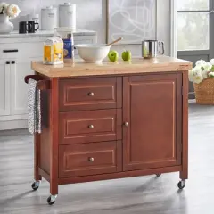 Monterey Kitchen Cart Espresso - Buylateral