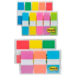 Post-it Flags Combo Pack, 1/2 and 1 Inch, 320 Flags