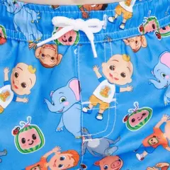 Toddler Boys' Cocomelon Swim Shorts - Blue