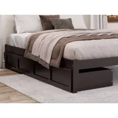 Set of 2 Queen/King/Twin XL Drawers Espresso - AFI