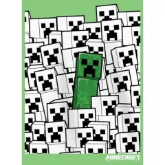 Girl's Minecraft Stand Out Creeper White T-Shirt