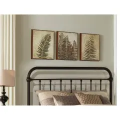 Kirkland Headboard with Frame Included Bronze - Hillsdale Furniture