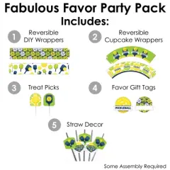 Big Dot of Happiness Let&rsquo;s Rally - Pickleball - Birthday or Retirement Party Supplies - Banner Decoration Kit - Fundle Bundle