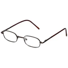 FlexPlus Designer Blue Light Blocking Reading Glasses Model 96 Shiny-Brown 43mm