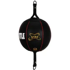 Title Boxing Gyro Balanced Leather Double End Bag - Black