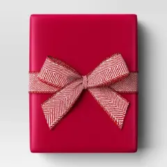 30&rdquo; 25 sq ft Christmas Roll Wrap Solid Red - Wondershop&trade;