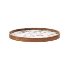 Gallerie II Edith Mango Wood Round Tray