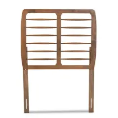 Carolyn Wood Headboard Walnut - Baxton Studio