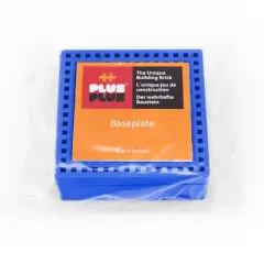 Plus-Plus Baseplates, Classroom Pack, Blue, Set of 12
