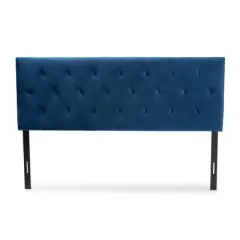 Felix Velvet Fabric Upholstered Headboard - Baxton Studio