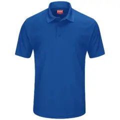 Red Kap&reg; Men's Short Sleeve Performance Knit&reg; Pocketless Core Polo
