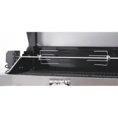 4-Burner Stainless Steel Rotisserie Kit - Monument Grills
