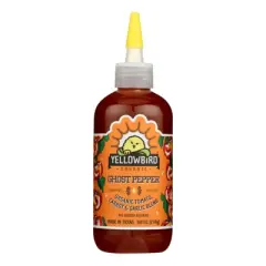 Yellowbird Organic Ghost Pepper Condiment Sauce - Case of 6/9.8 oz