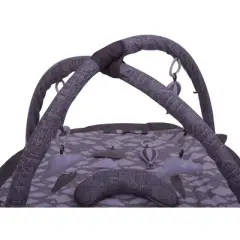 Bacati - Baby Activity Gyms & Playmats (Clouds in the City White/Grey)