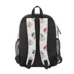 Disney Princess Characters All-Over Print 16" White Backpack