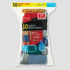 Hanes Red Label Men's Super Value Boxer Briefs 10pk - Assorted Colors