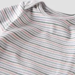 little Planet By Carter's Baby 3pk Botanical Rain Bodysuit - Purple/Beige