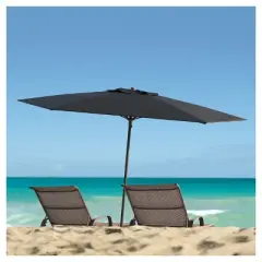 CorLiving 7.5'x7.5' UV and Wind Resistant Beach/Patio Umbrella