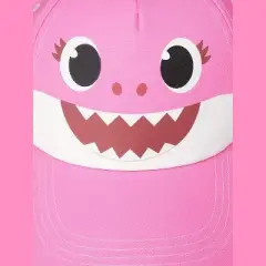 Baby Shark Mommy or Daddy and Me Hat &ndash; Boys&rsquo; and Girls&rsquo; Matching Adult and Toddler Hat (Pink/Yellow)