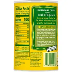 Del Monte Yellow Cling Peach Chunks In Heavy Syrup 15.25oz