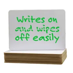 Flipside Products Dry Erase Board Bulk, 9.5" x 12", Pack of 12