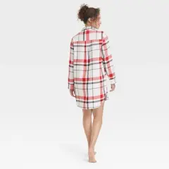 Women's Flannel Notch NightGown - Stars Above&trade;